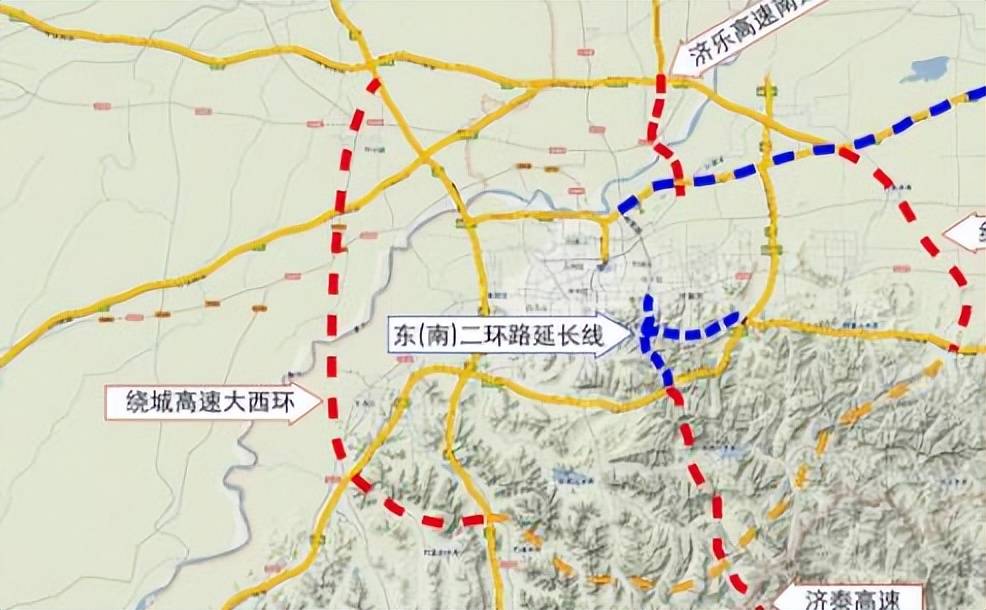 这条高速被认为是京台高速济南段复线长1039公里双向6车道