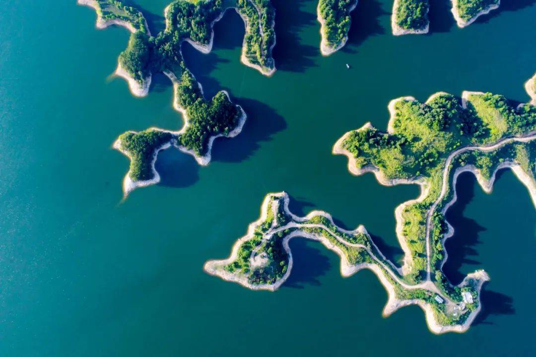 黄冈真镜头美丽的白莲河风光