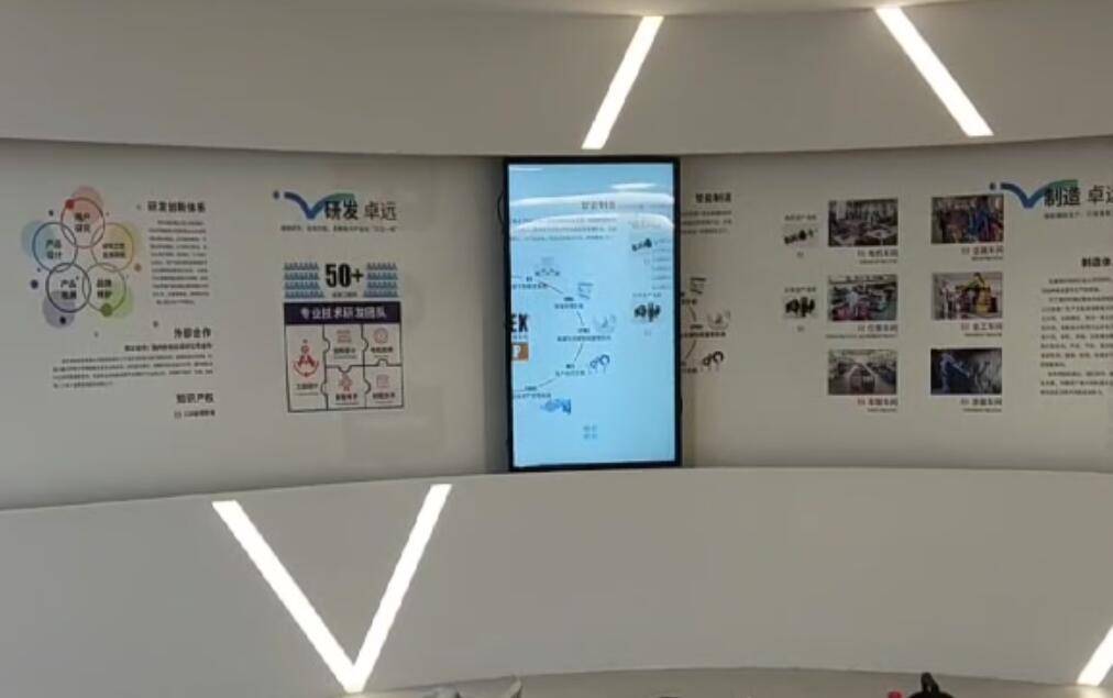 展厅滑轨触摸屏滑轨屏互动滑轨屏