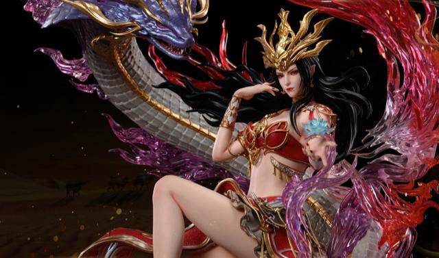 《斗破》美杜莎女王又一手办上线,腿部线条好绝,是心动的感觉_七彩_形