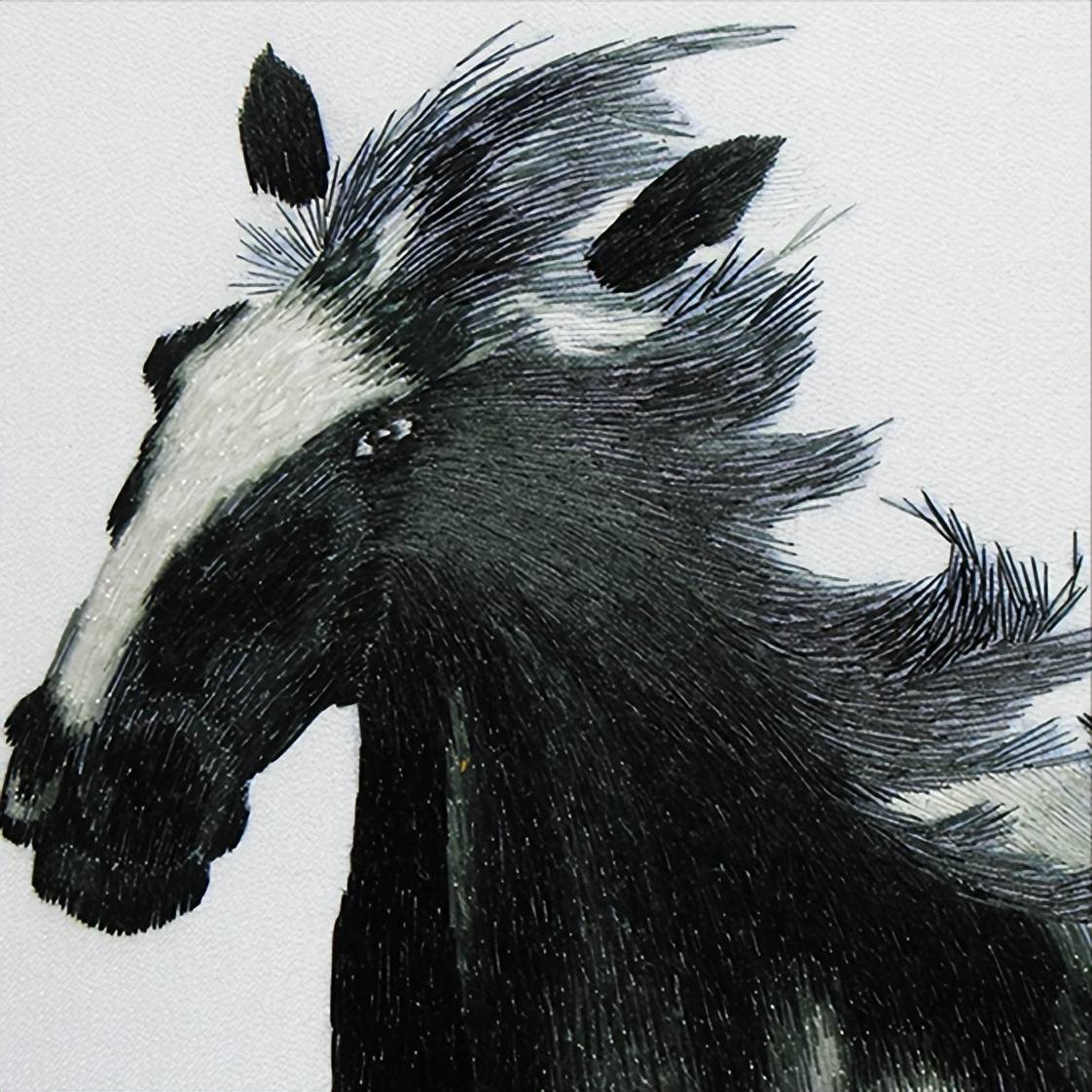 高考加油手工刺绣画,祝所有考生马到成功,金榜题名,为了孩子转一转