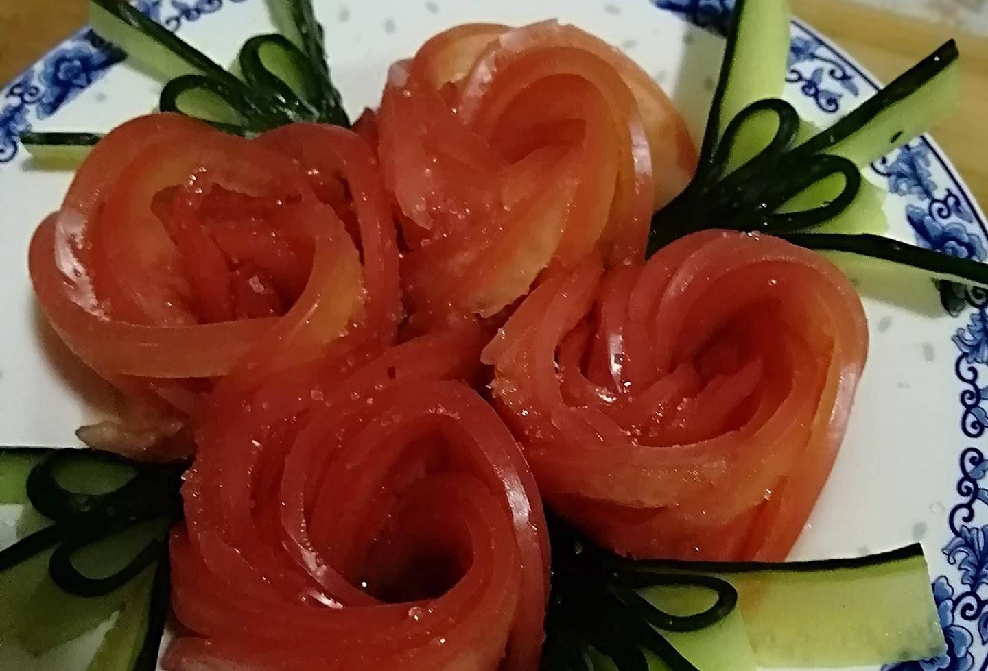 凉菜花开富贵的做法