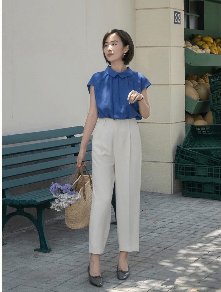 原创40岁的女人夏天穿衣保持清爽简约是关键