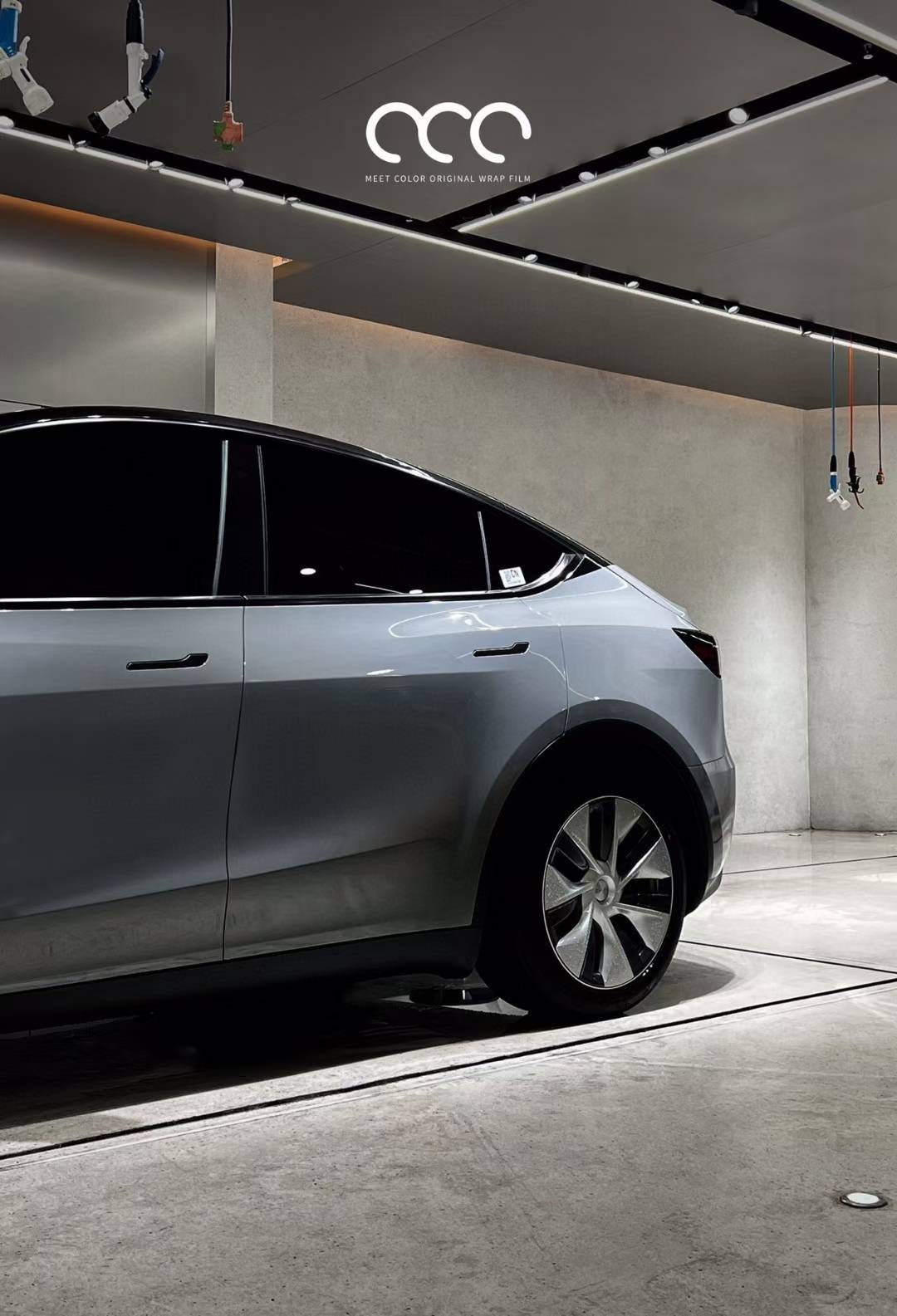 漫彩-特斯拉model y改色膜超亮pet纳多灰_nando_gray_bright