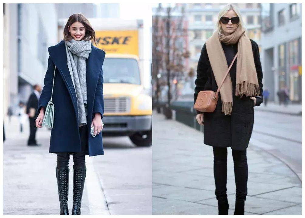 原创             让围巾成为你的冬季造型的核心，这几种穿法是时尚的关键