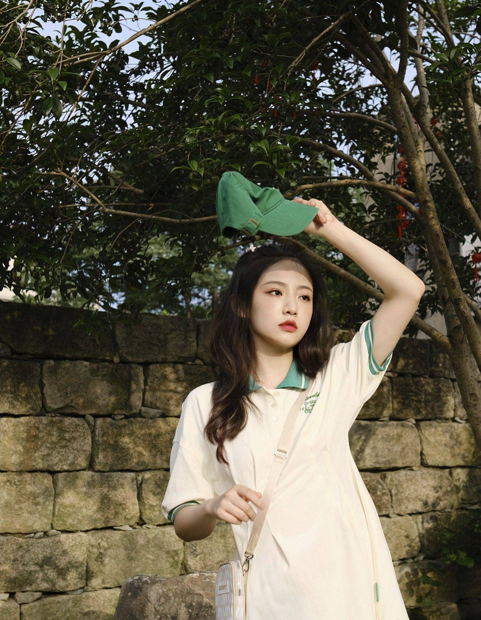 吴佳怡学生校服青春活力写真