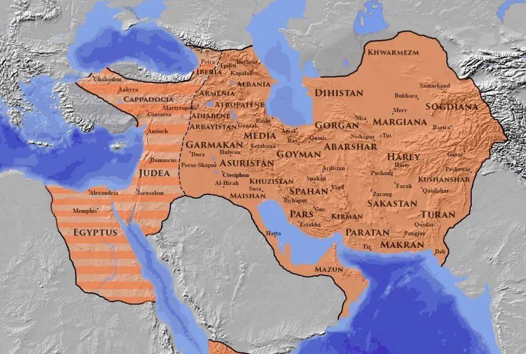 说波斯是不是大家就比较熟悉了,萨珊王朝就是波斯第二帝国