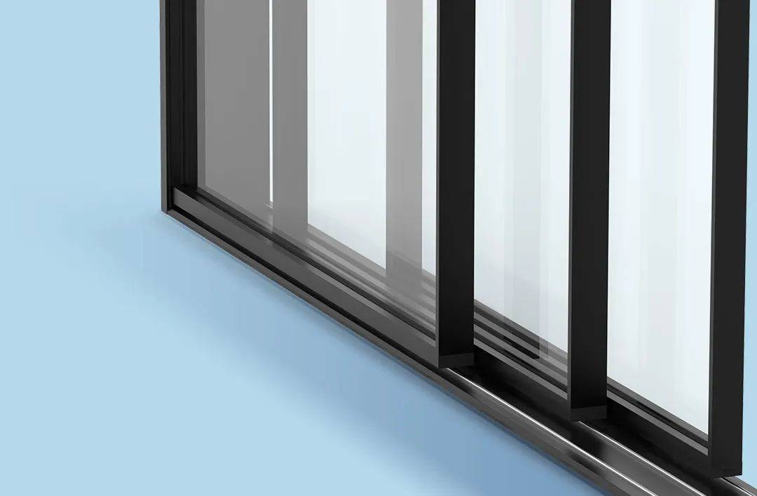 窄推拉门采用了u形软硬共挤胶条的专利结构,使得玻璃与型材连接更牢固