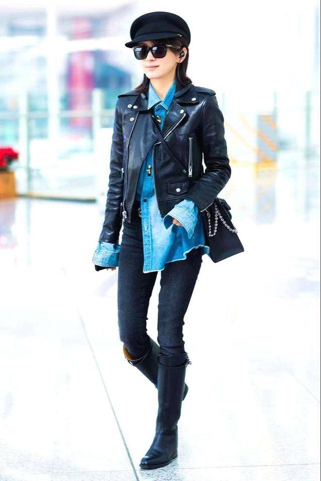 原创爱情的幸福王子文紧身牛仔裤亮相最美辣妈