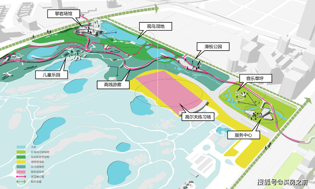 香蜜湖片区总体规划图片