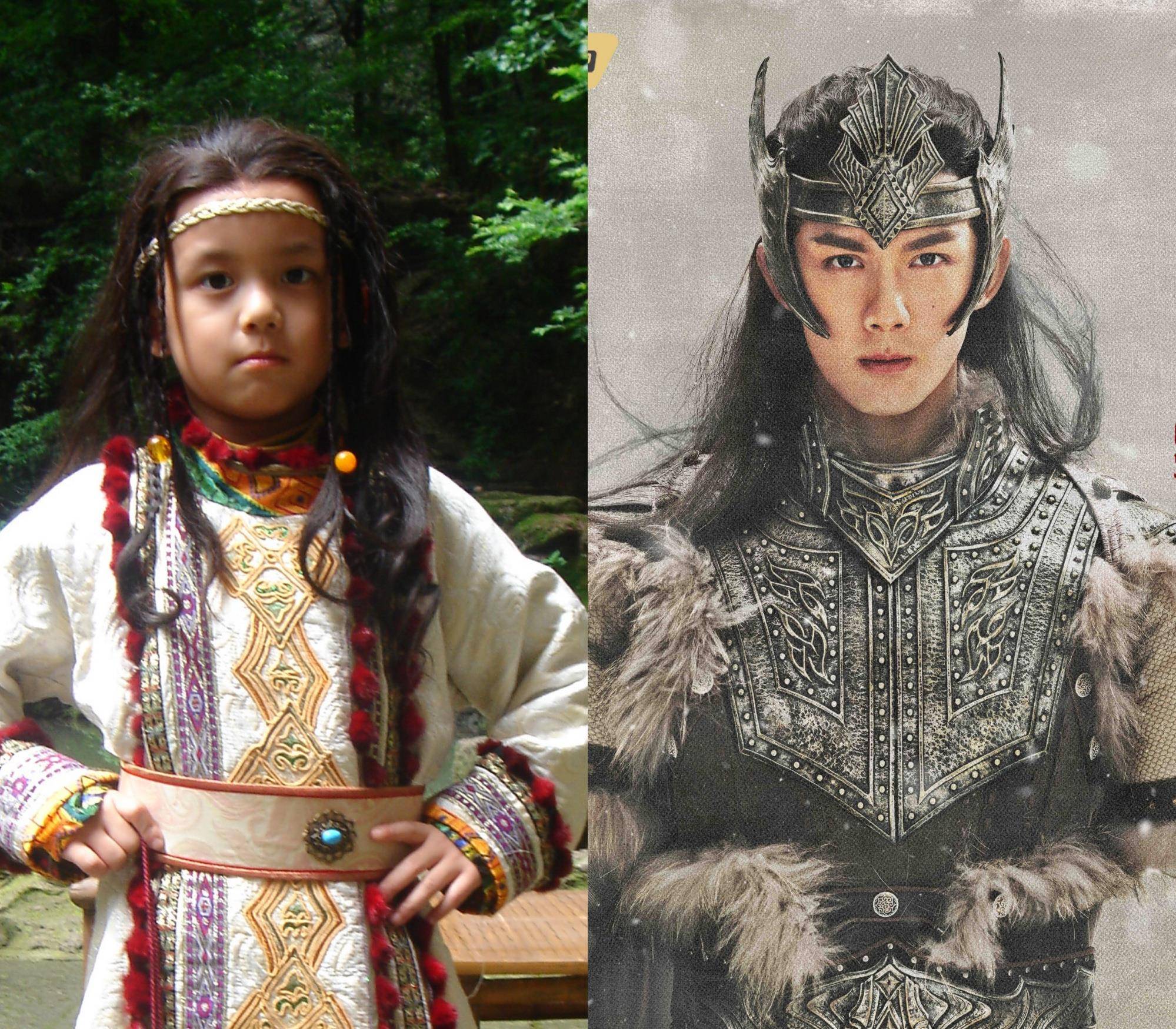 原创长歌行吴磊童年照曝光造型像极了阿诗勒隼小时候