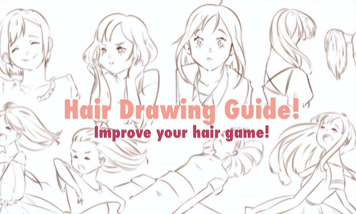 怎么画好人物头发？教你各种动漫发型的画法步骤！_搜狐网, image size:1206x726