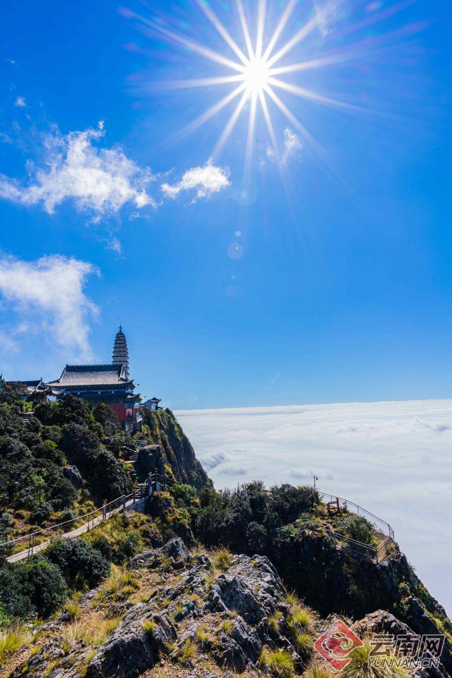 早安云南登灵山仙境鸡足山赏风光险峻奇绝