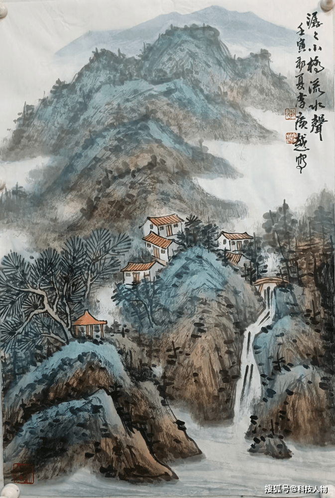 书画名家:李广越 2022书画——作品欣赏_山水画_安徽省_民间艺术