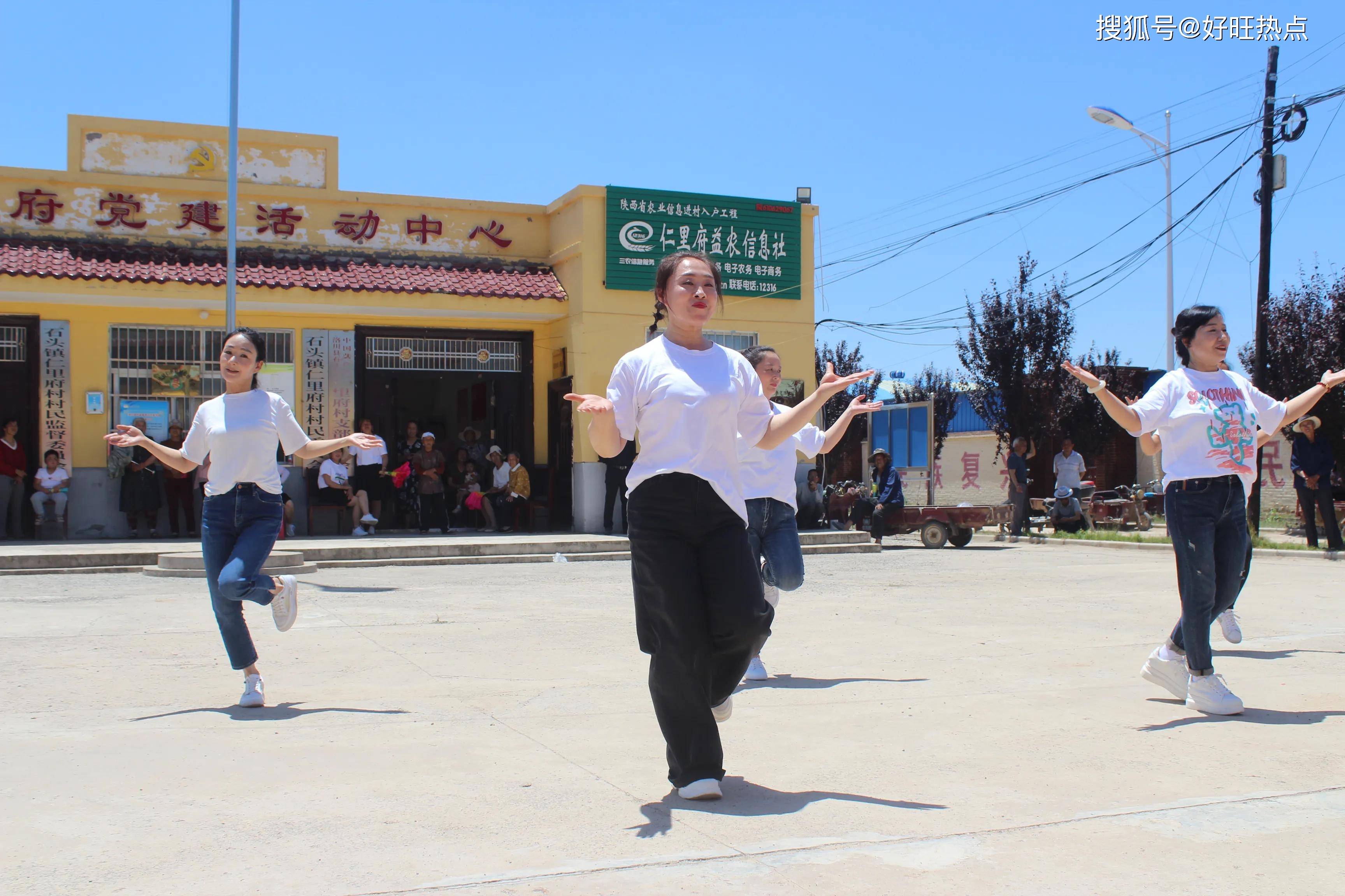 物流综合服务公司团总支与共青团洛川县委,洛川县石头镇党委,政府携手