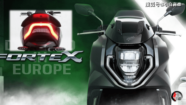 言车新车阿雷纳首款科幻风水冷踏板fortex150售价12980元