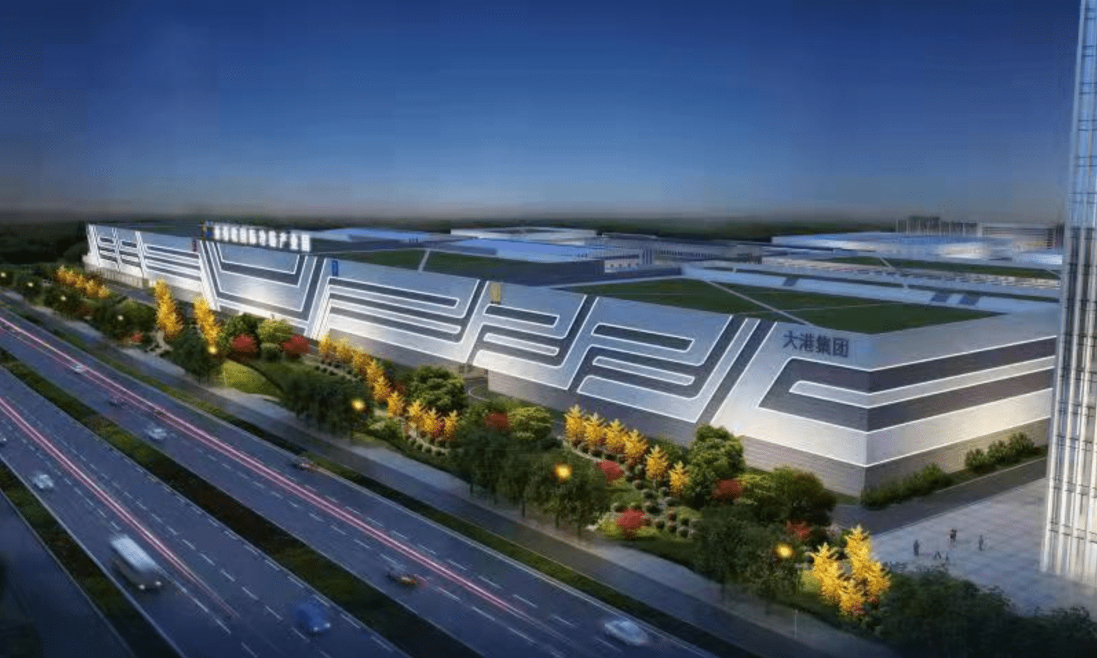 怡达快速电梯承接亚蓉欧成都国际冷链物流贸易产业园项目