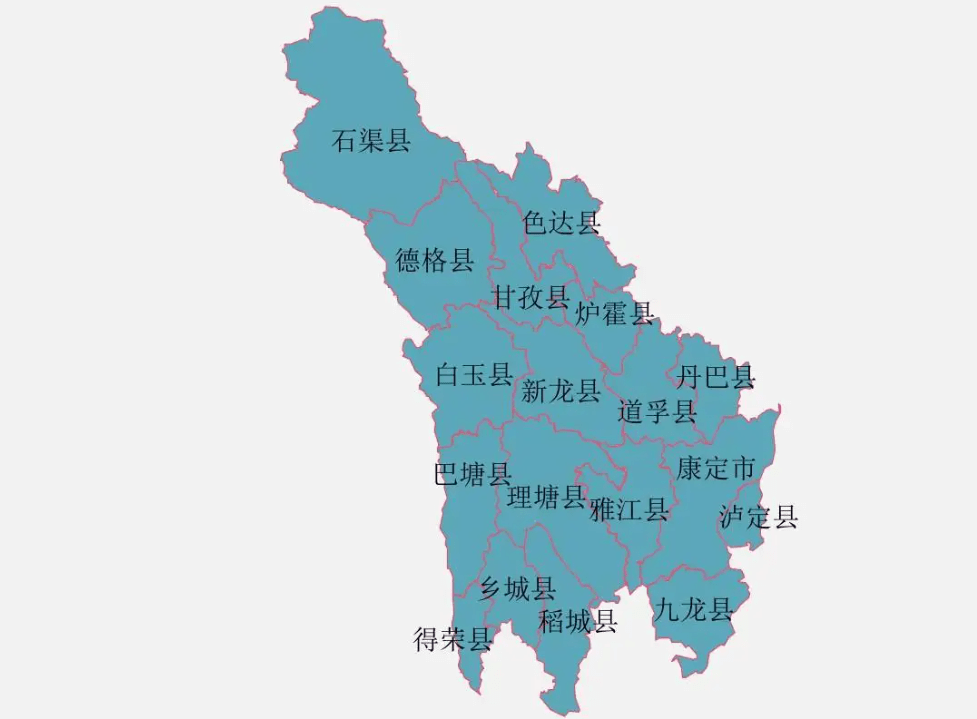 四川甘孜州地图 来自搜狐网