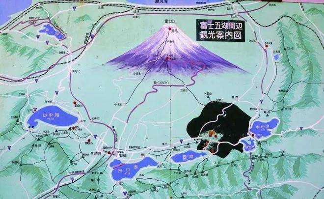 日本富士山地形图片
