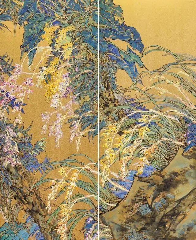 色韵酣畅自然隽秀李雪松花鸟画作品欣赏