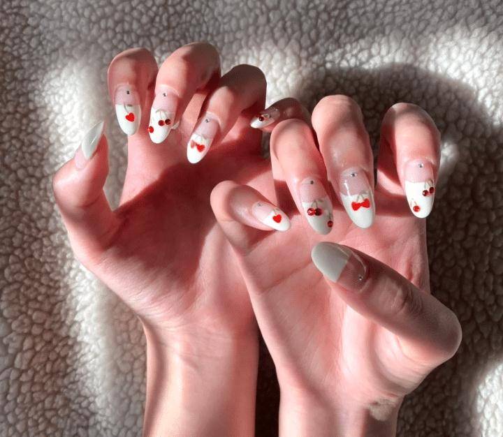 原创强迫症的克星反法式美甲优雅高级入手不亏