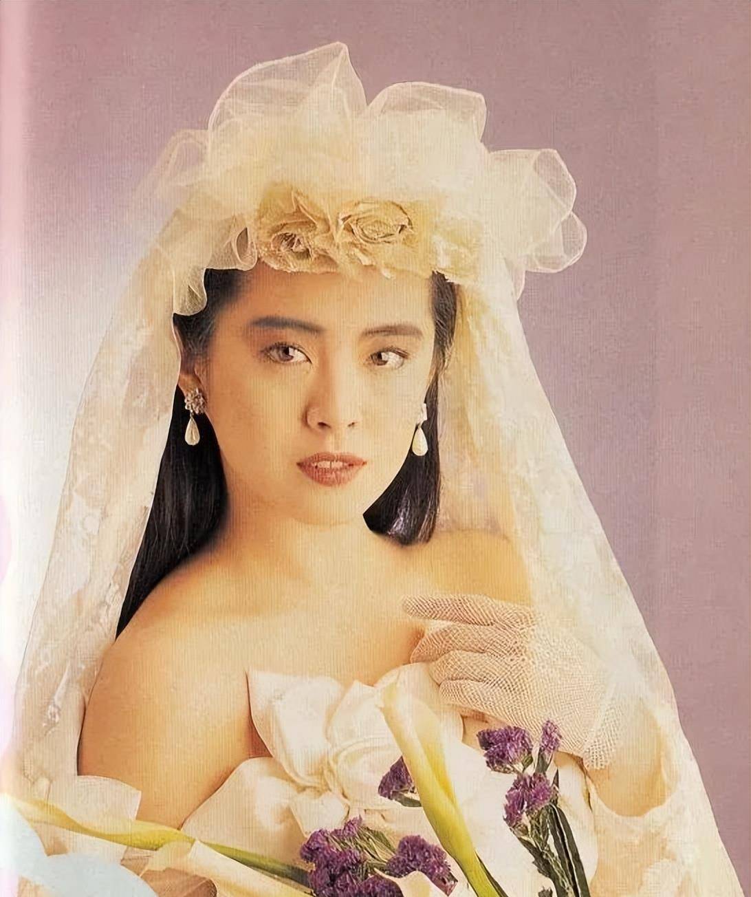 90年代港星婚纱照图片