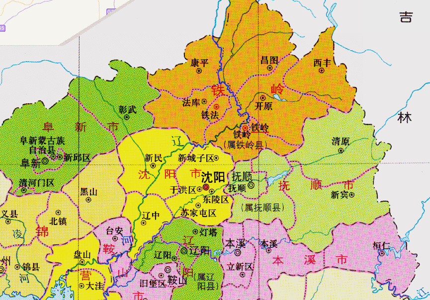 1993年,瀋陽市的新民縣被撤銷,更改為新民縣級市.