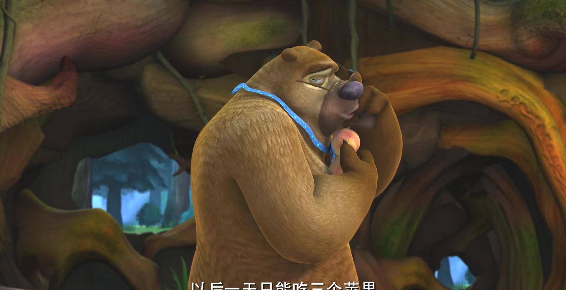 熊出没:熊二喜欢说教,揭露了朋友们的缺点,让光头强都差点崩溃_吉吉