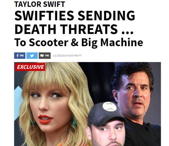 显然这也是前几天为何大机器公司允许泰勒在全美音乐奖上唱自己的歌曲