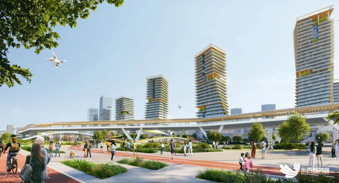 据介绍,海口片区规划依托地铁6号线金银湖公园站和海口三路站,通过以