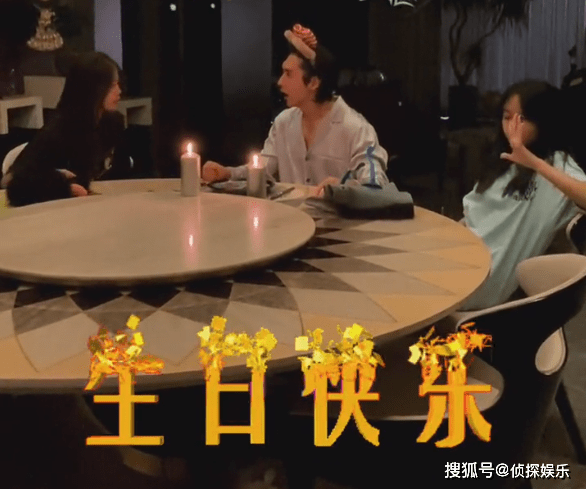 钟丽缇晒照为老公庆生,两女儿身高超妈妈