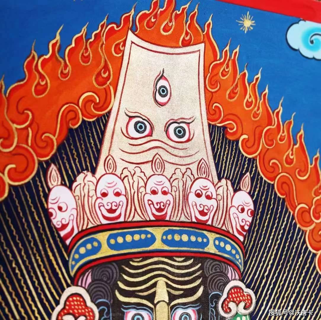 接下来请朋友们欣赏一组编号为138-182446的扎基拉姆唐卡:至于扎基寺