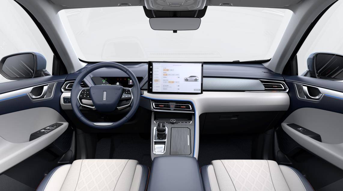 玛奇朵dht-phev通过简约的前沿科技美学,以软包材质座舱 智能科技配置