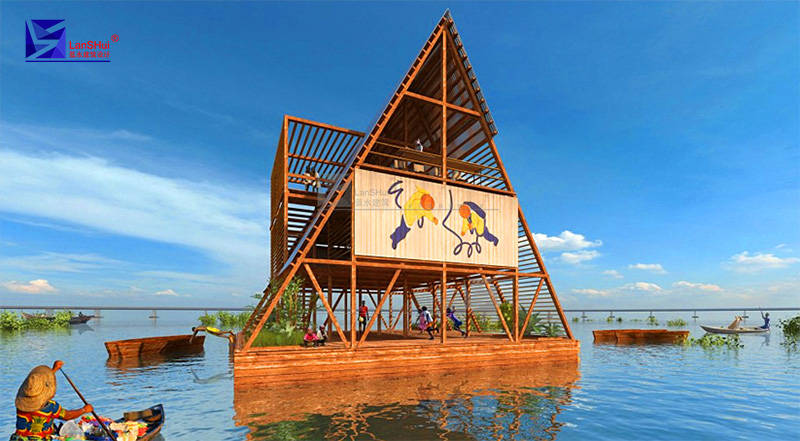 案例经验丰富,已为国内外多个景区发展特色水上建筑,包括水上船屋