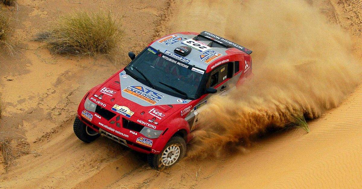 原创大众途锐的20年达喀尔赛场终结帕杰罗的不败神话