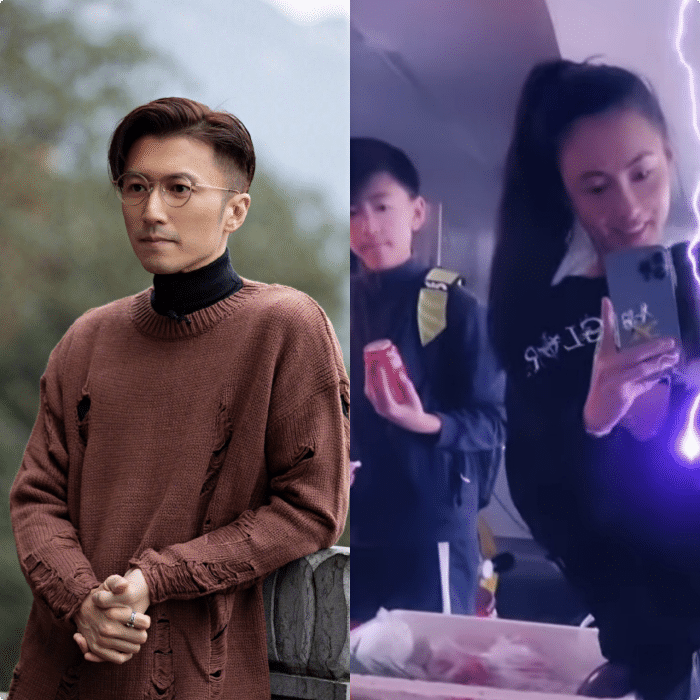 张柏芝带次子外出,让小Q拎所有物品不溺爱