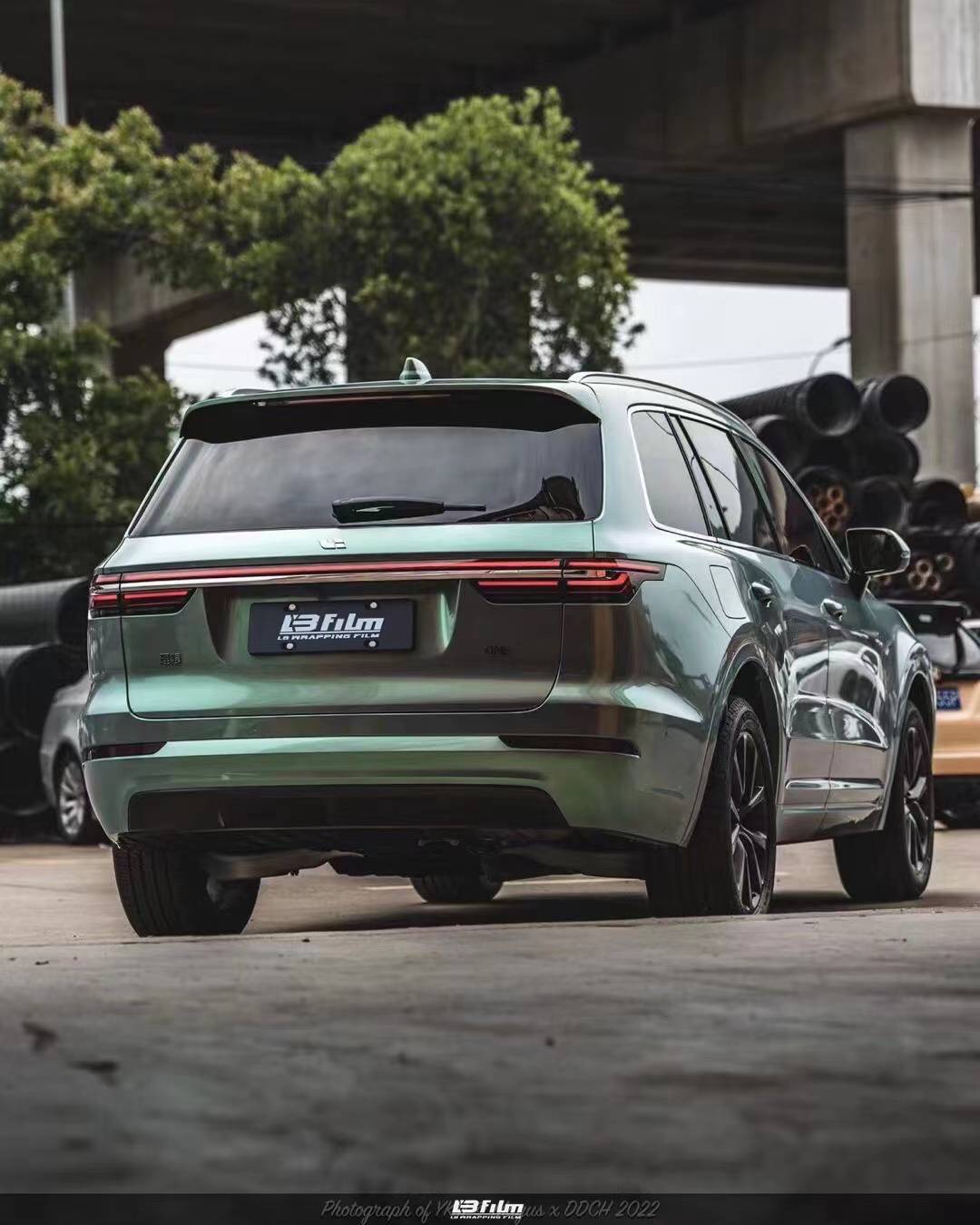 理想onelb改色膜钻石松石灰非常小清新的梦幻色调