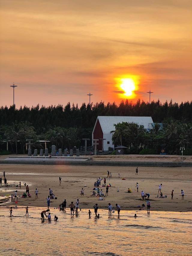这里号称广东“最美”沙滩，绝美日落每天上演，一起来下饺子吧