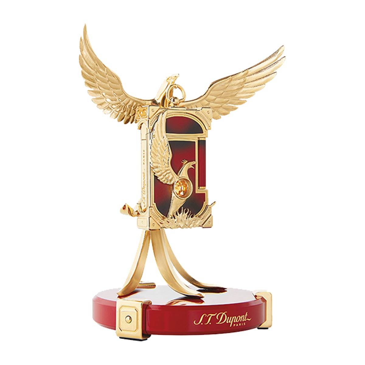 2016年都彭限量版打火机"浴火凤凰"phoenix宝石火焰般的灵感