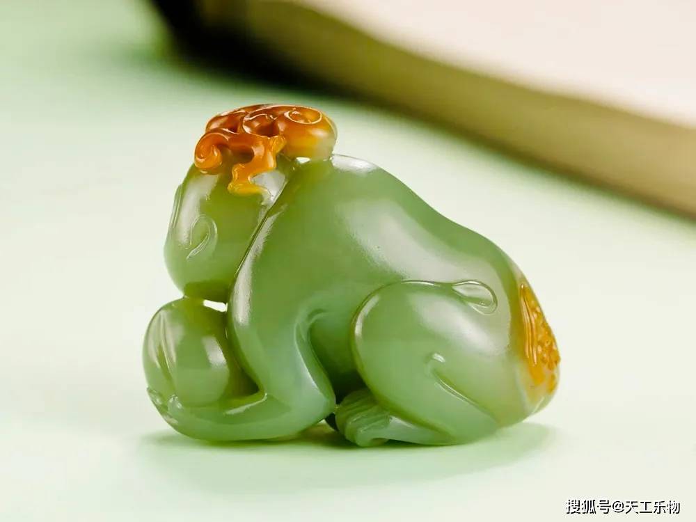 和田玉家族新丁！析木河磨玉“灵猴”！_搜狐网