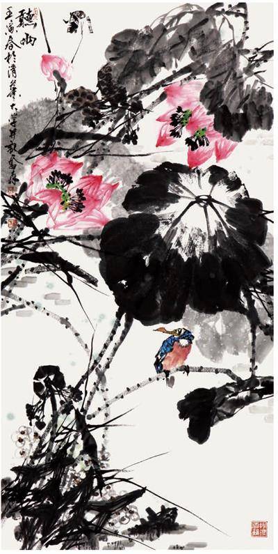 名家在线/著名画家乔森:把境与意融入大写意 缔造花鸟创作之美_作品