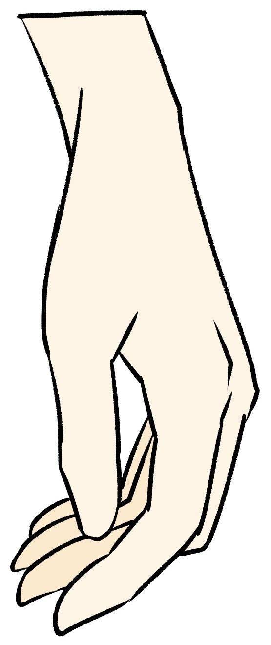 手部动作怎么画教你手掌手背的练习方法