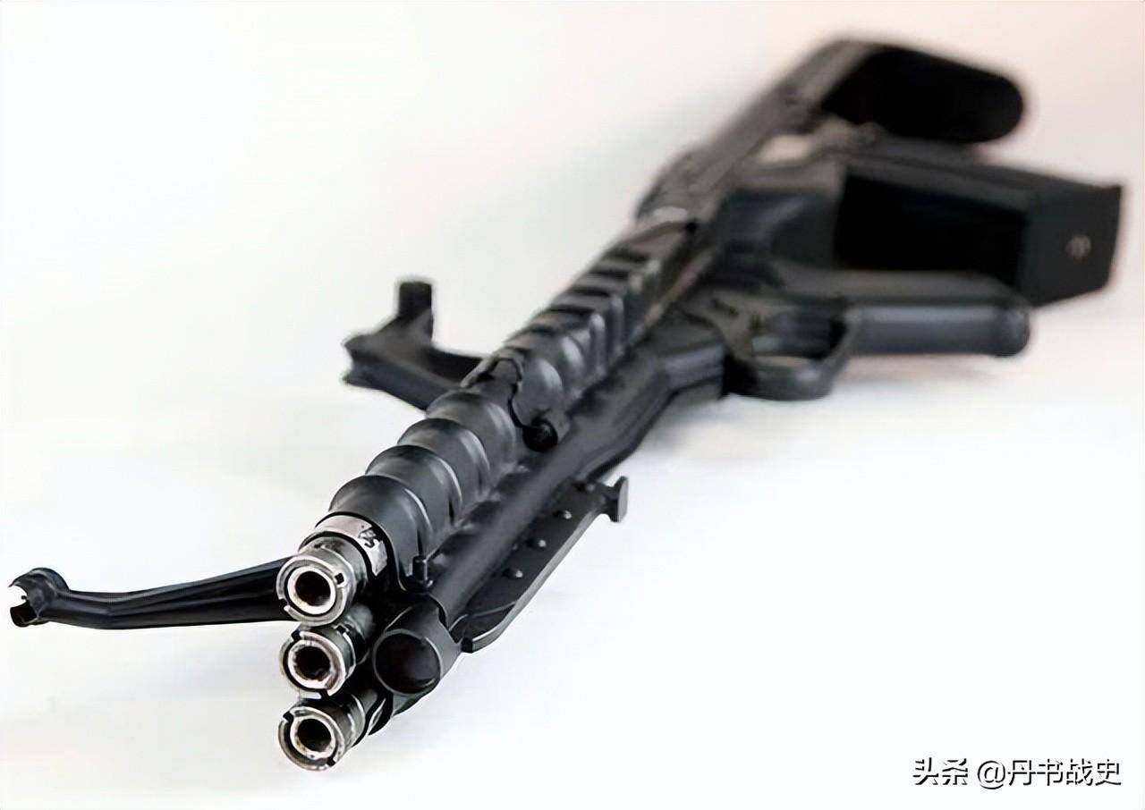 原创苏联tkb059三枪管突击步枪三倍的火力三倍的后坐力