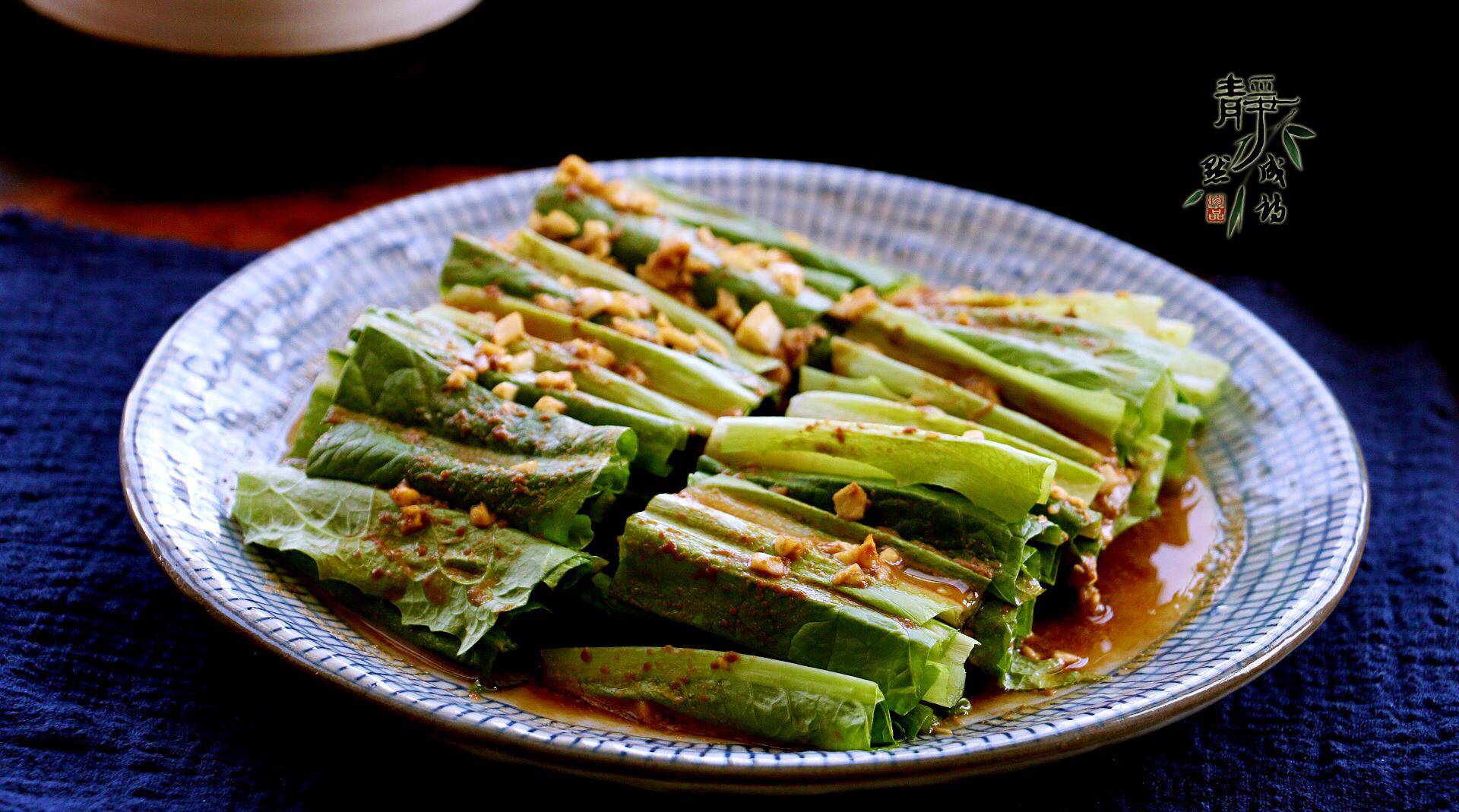 近來卻愛的發狂,全因這個做法太好了_油麥菜_清水_芝麻醬