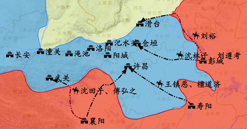 刘裕北伐后秦:详细的战略部署与兵力,晋军月余便完成收复洛阳