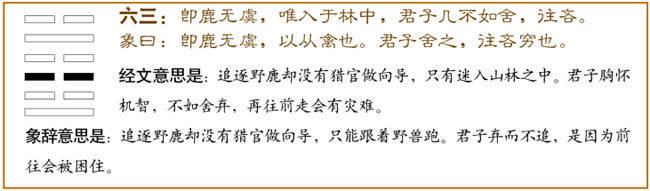 屯卦第三爻，爻辞：六三：即鹿无虞，惟入于林_搜狐网