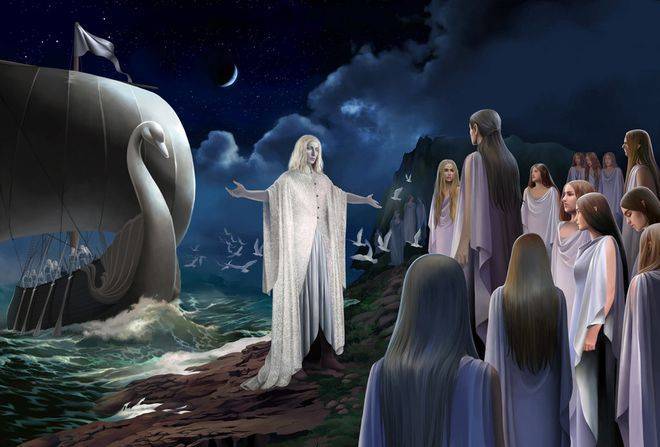 在大迁徙中最终抵达阿门洲的泰勒瑞族精灵------法尔玛瑞_诺多族_维拉