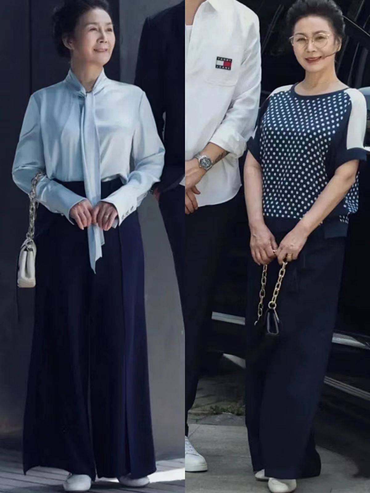 越穿越美的5位中国大妈:衣着得体,不扮嫩花哨,甩年轻人几条街_妈妈