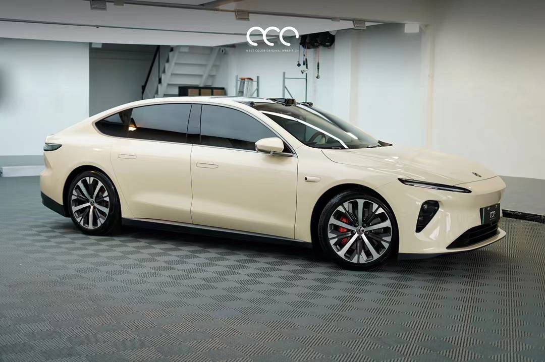 蔚来et7漫彩改色膜超亮pet沙漠黄,风舞沙丘一样的美丽_全国_风舞_沙漠