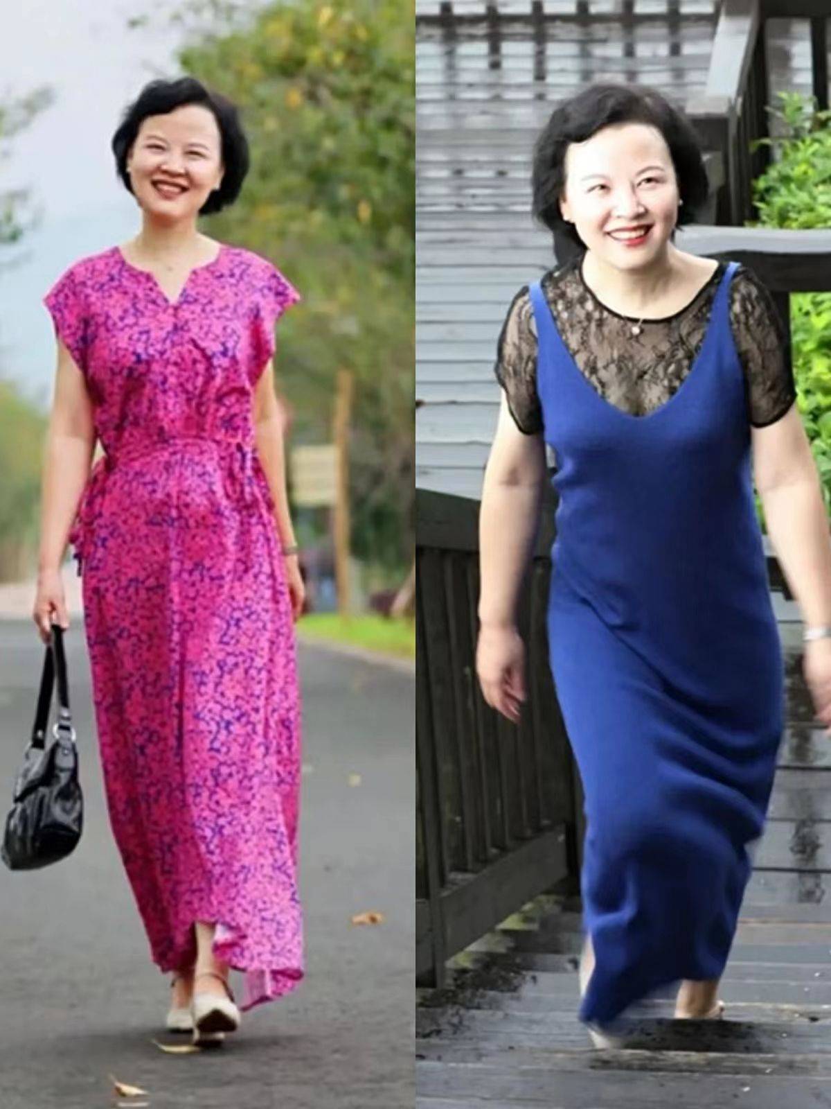 越穿越美的5位中国大妈:衣着得体,不扮嫩花哨,甩年轻人几条街_妈妈